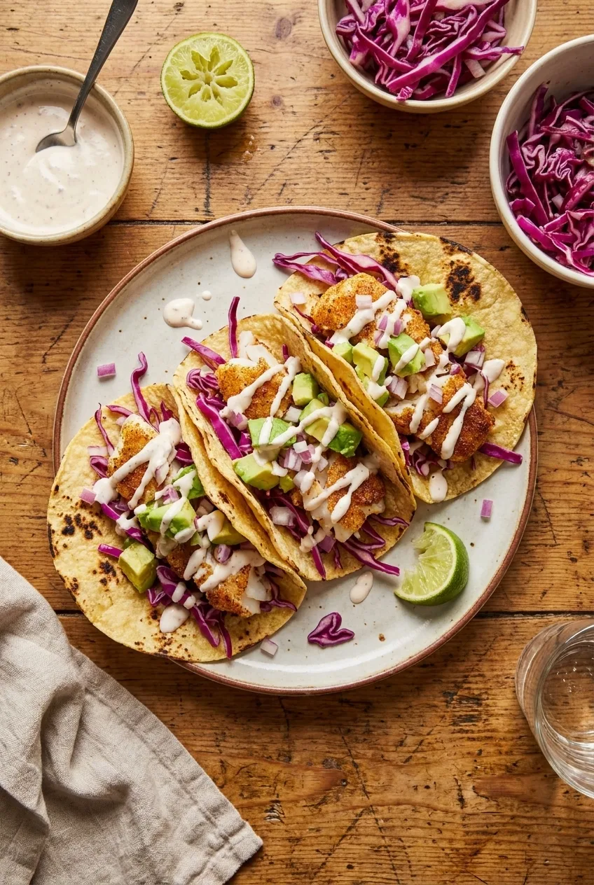 Gordon Ramsay Fish Tacos