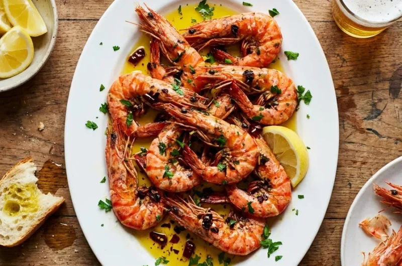 Gordon Ramsay Garlic Prawns