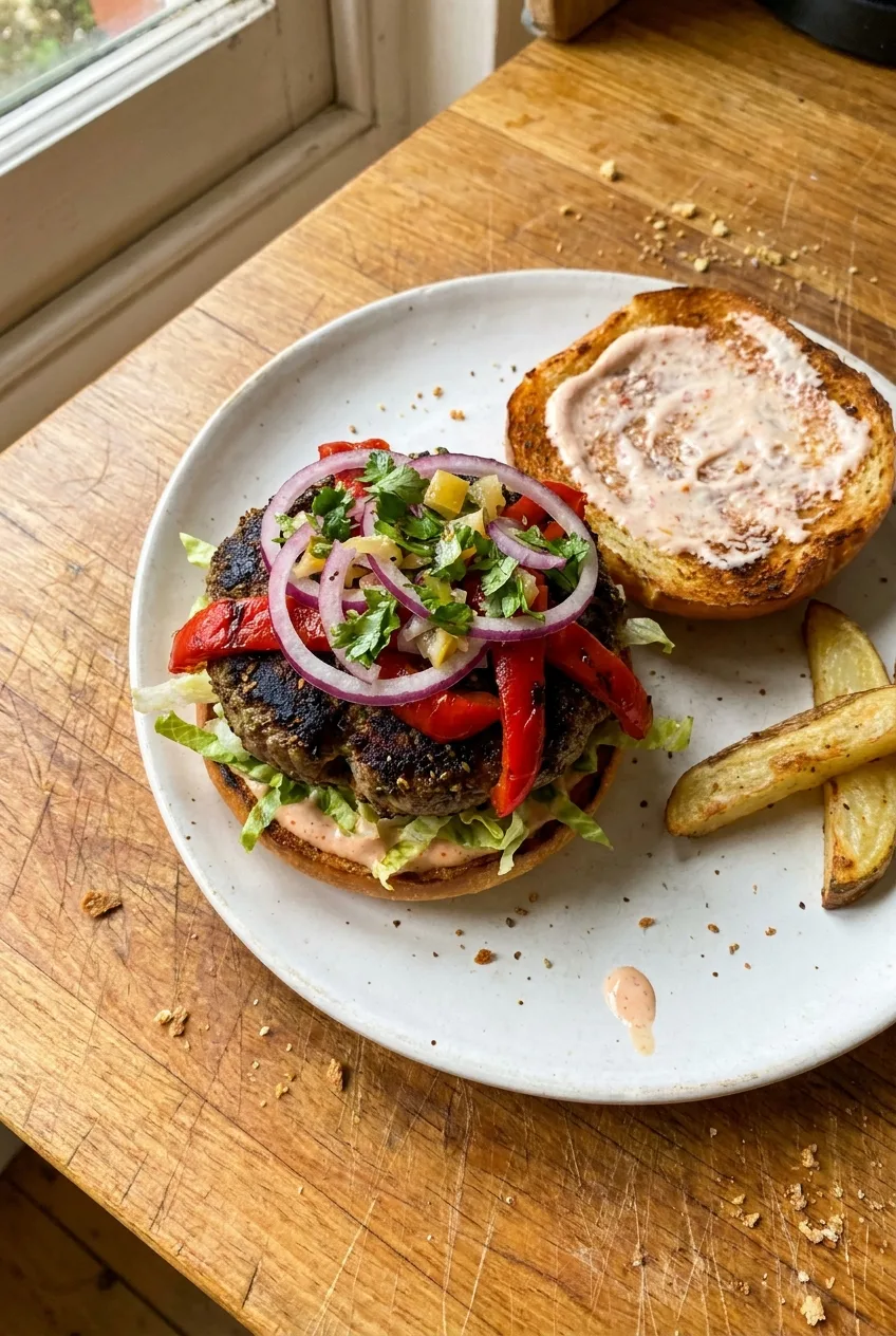 Gordon Ramsay's Lamb Burger