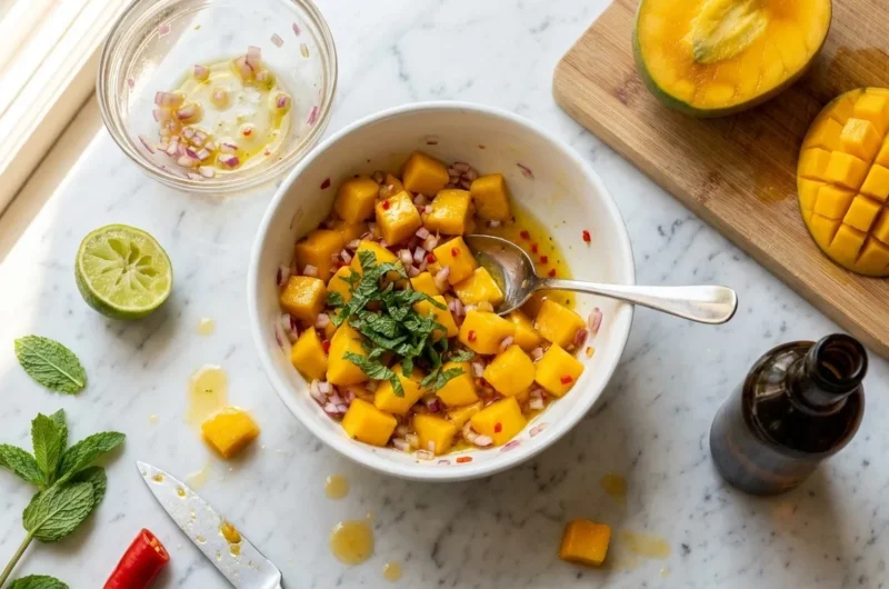 Gordon Ramsay Mango Salsa (Two-Stage Fresh Salsa)