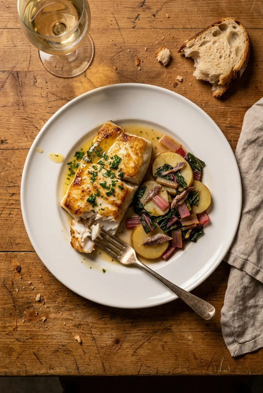Gordon Ramsay Pan Seared Halibut