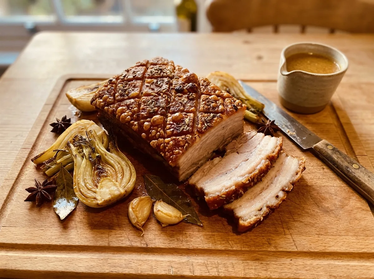 Gordon Ramsay’s Slow-Roasted Pork Belly with Fennel