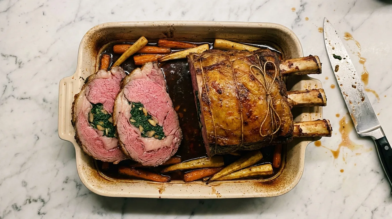 Gordon Ramsay's Stuffed Prime Rib of Beef