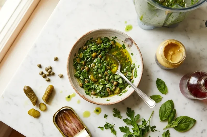Gordon Ramsay Salsa Verde (Bread Street Kitchen Version)
