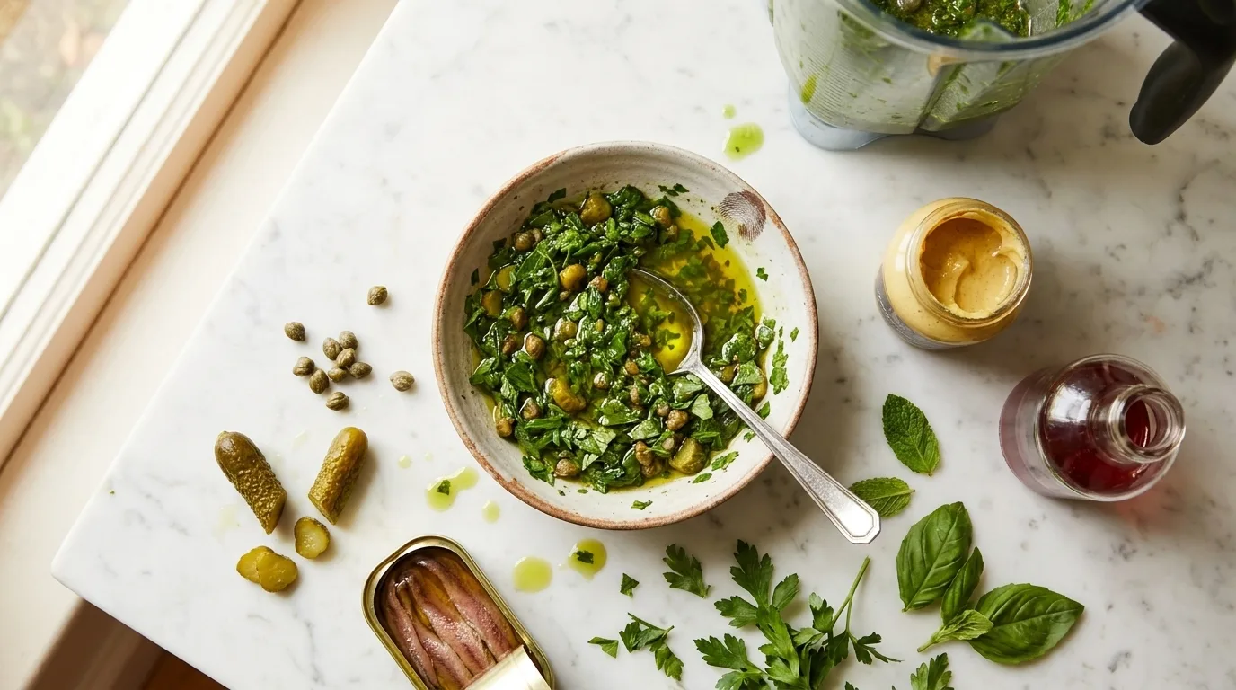 Gordon Ramsay Salsa Verde (Bread Street Kitchen Version)