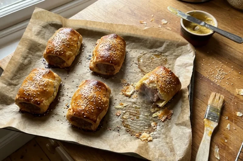 Gordon Ramsay Sausage Rolls (Pub Recipe with Mustard)