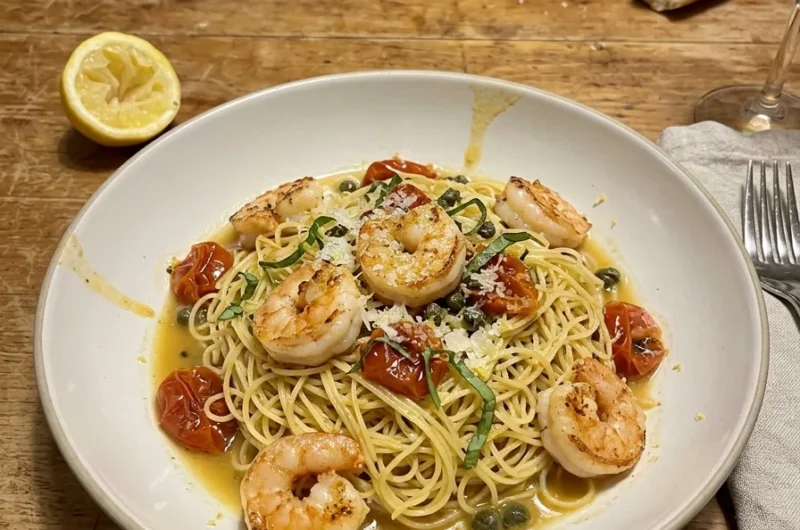Gordon Ramsay Shrimp Scampi