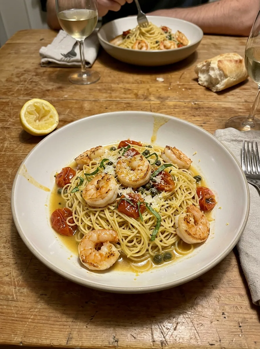 Gordon Ramsay Shrimp Scampi