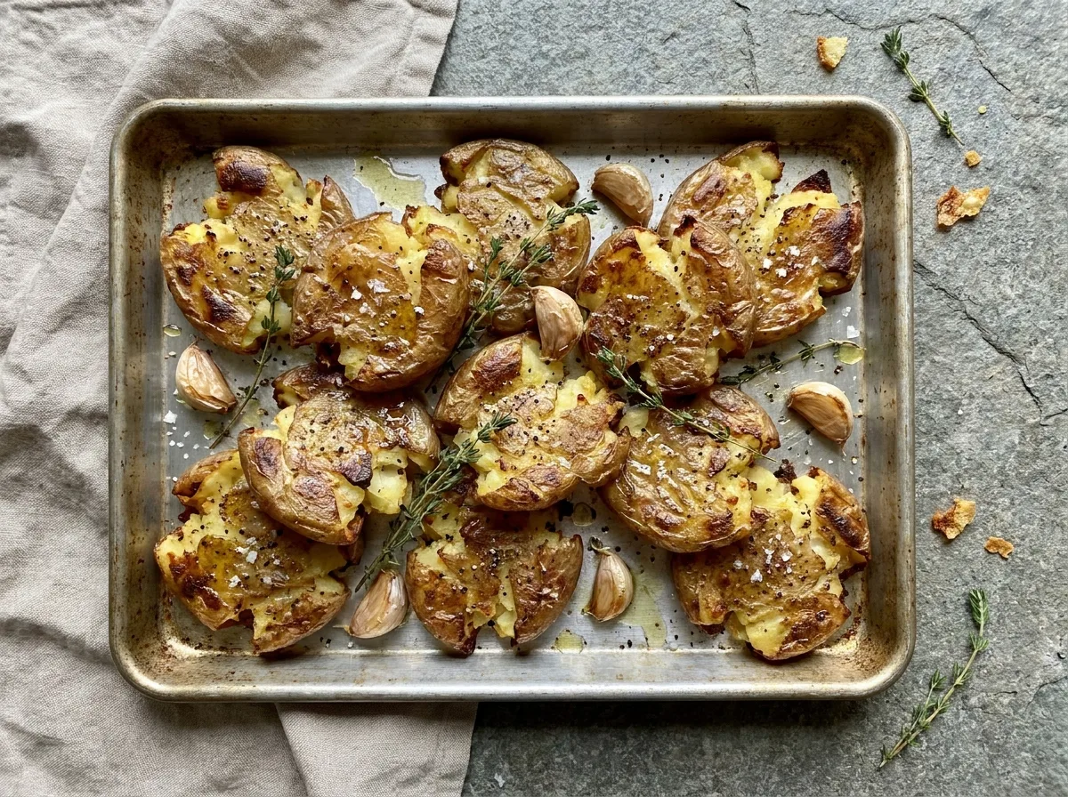 Gordon Ramsay Smashed Potatoes