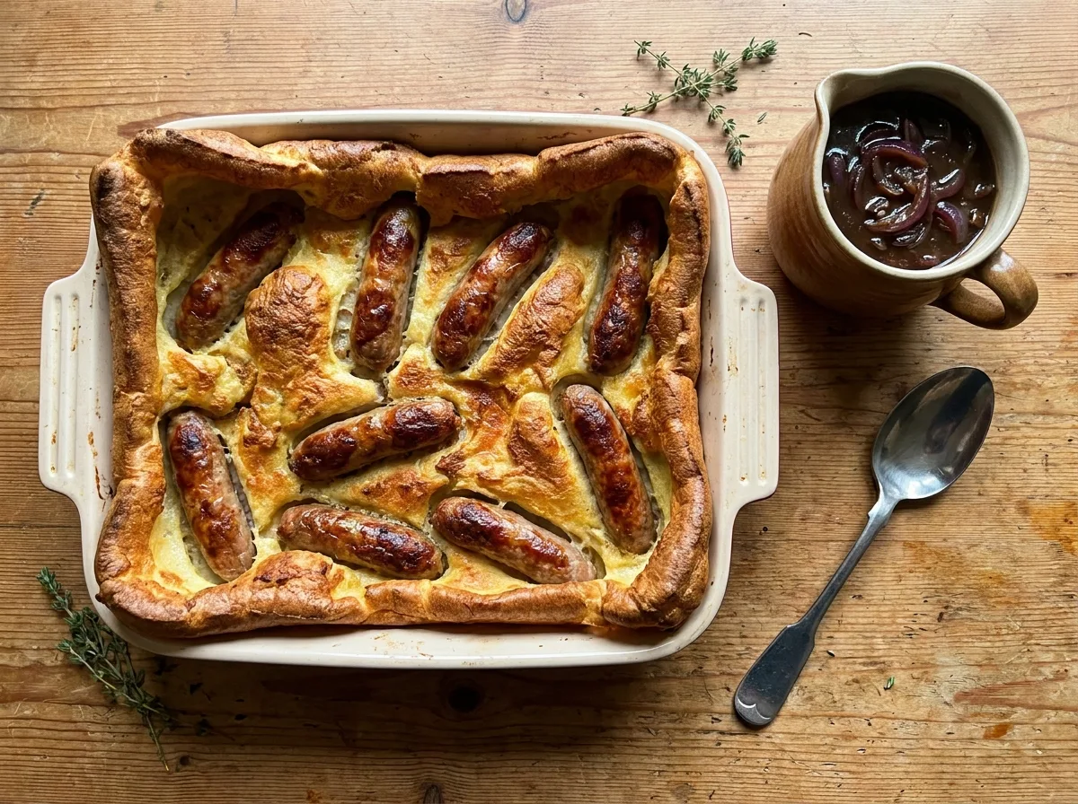 Gordon Ramsay’s Toad in the Hole with Onion Gravy
