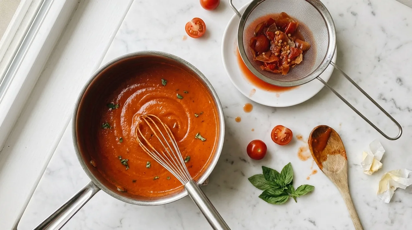 Gordon Ramsay Tomato Butter Sauce (Silky Cherry Tomato and Basil)