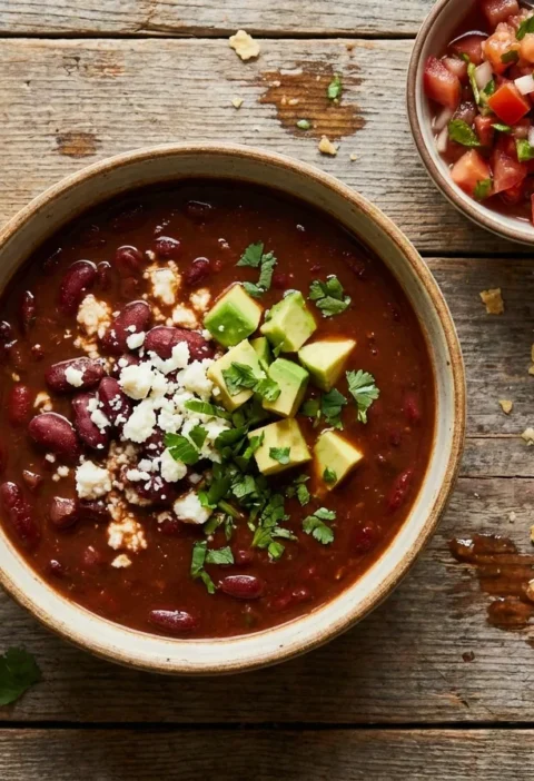 Gordon Ramsay spicy Mexican soup with tortilla chips pico de gallo and Lancashire cheese